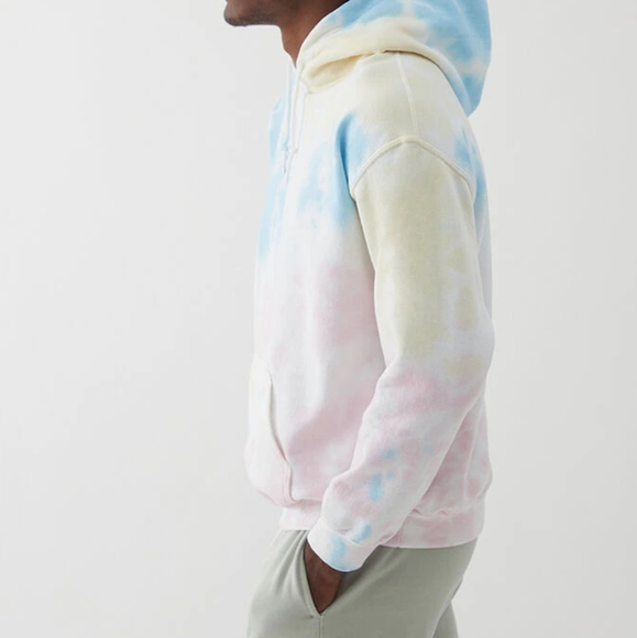 PacSun Tie-Dyed Hoodie Sweatshirt Mens - Picture 4 of 7